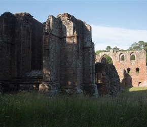 Furness Abbey, taken from the route