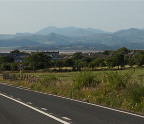 This glorious view towards the Fells greats you as you descend towards Askam at the end of this section