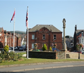 War Memorial in Millom. This is opposite the station at the start of this section