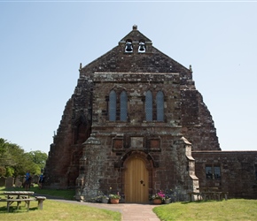 Holme Coltram Abbey. This is the orriginal front 1/2 of the Abbey. 