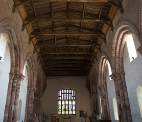 Inside Holme Cultram Abbey