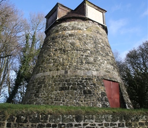 Last used for milling in 1896, the East Knoyle Windmill is a short (but steep) climb from the Cycleway